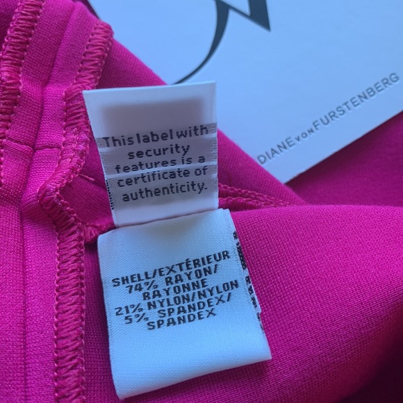 Diane Von Furstenberg Barbie Capreena Dress Hot Pink Flamingo💕 Barbicore Dress - Picture 14 of 16